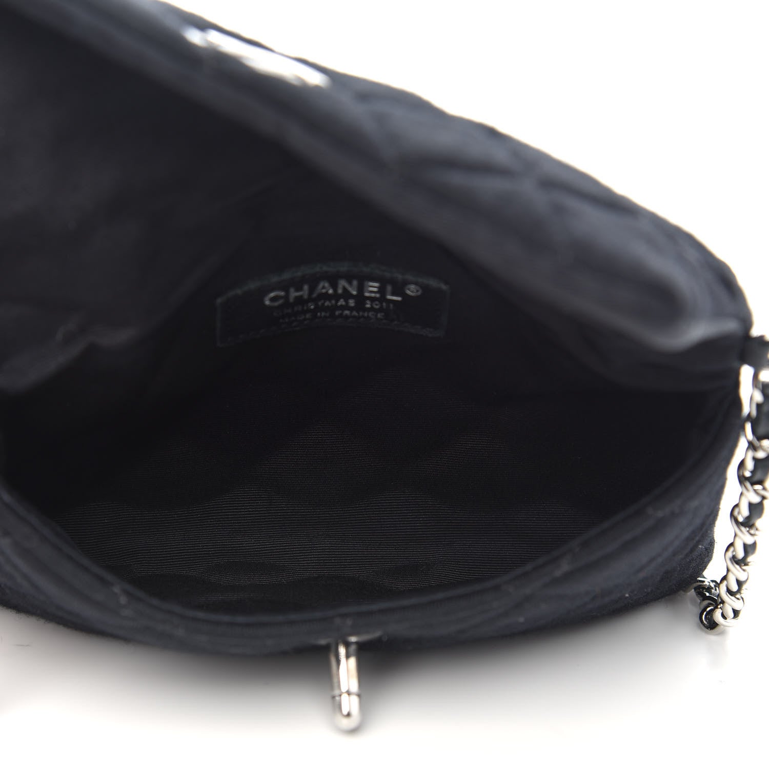 Chanel Jersey Quilted Mini Flap Black 5 of 10