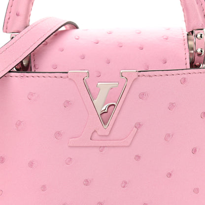 Louis Vuitton Ostrich Capucines Mini Pink 10 of 10