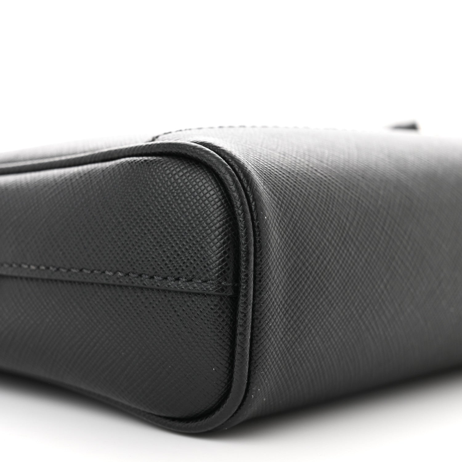 Prada Saffiano Zip Crossbody Bag Black 10 of 11