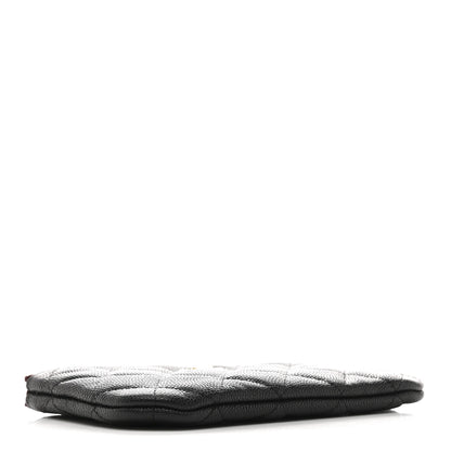 Chanel Caviar Quilted Small Cosmetic Case Black 4 of 8