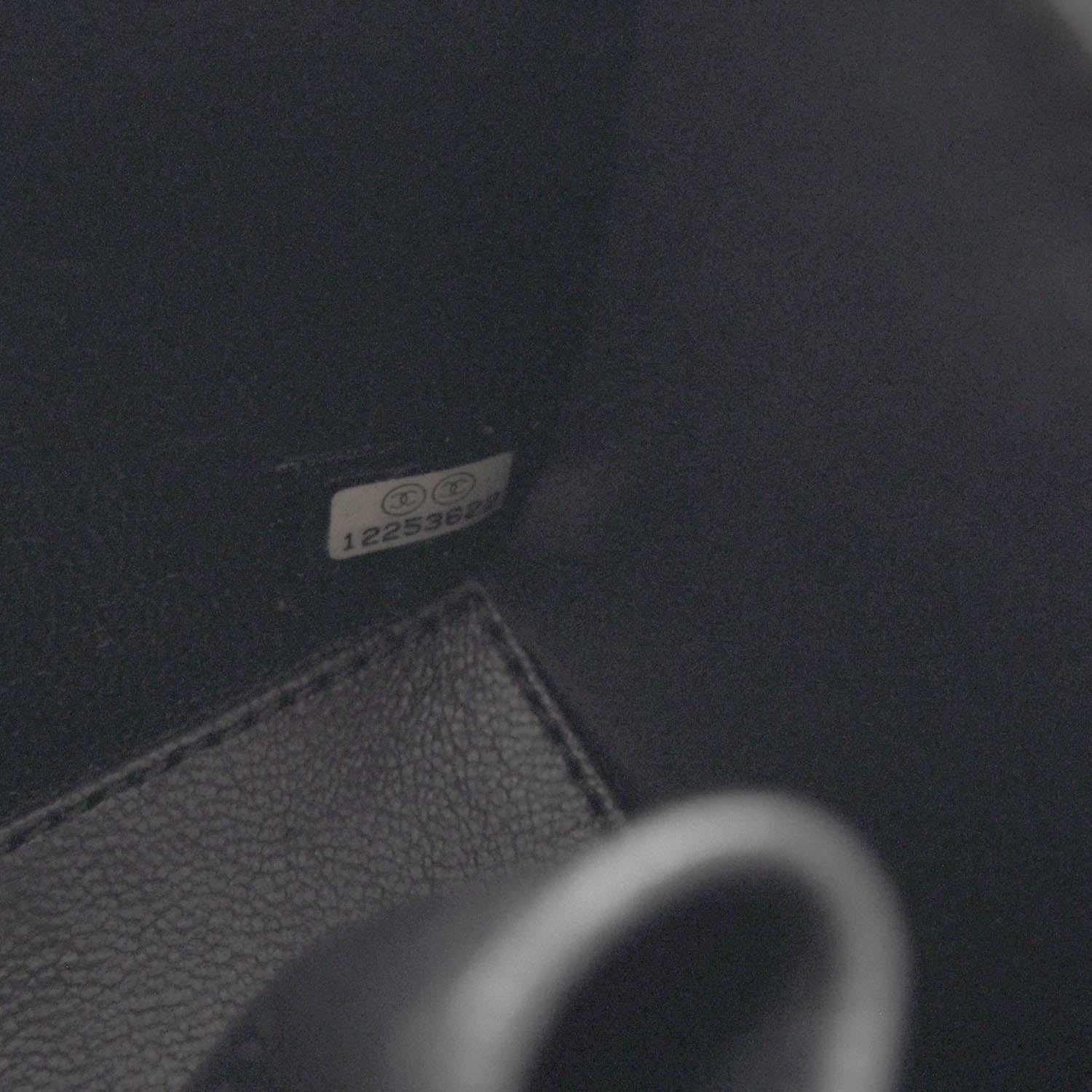 Chanel Patent Quilted Sparkle Glitter Evening Flap Black 9 of 9