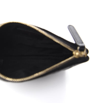 Chanel Crumpled Calfskin Chevron Quilted Small Cosmetic Case Black 5 of 8