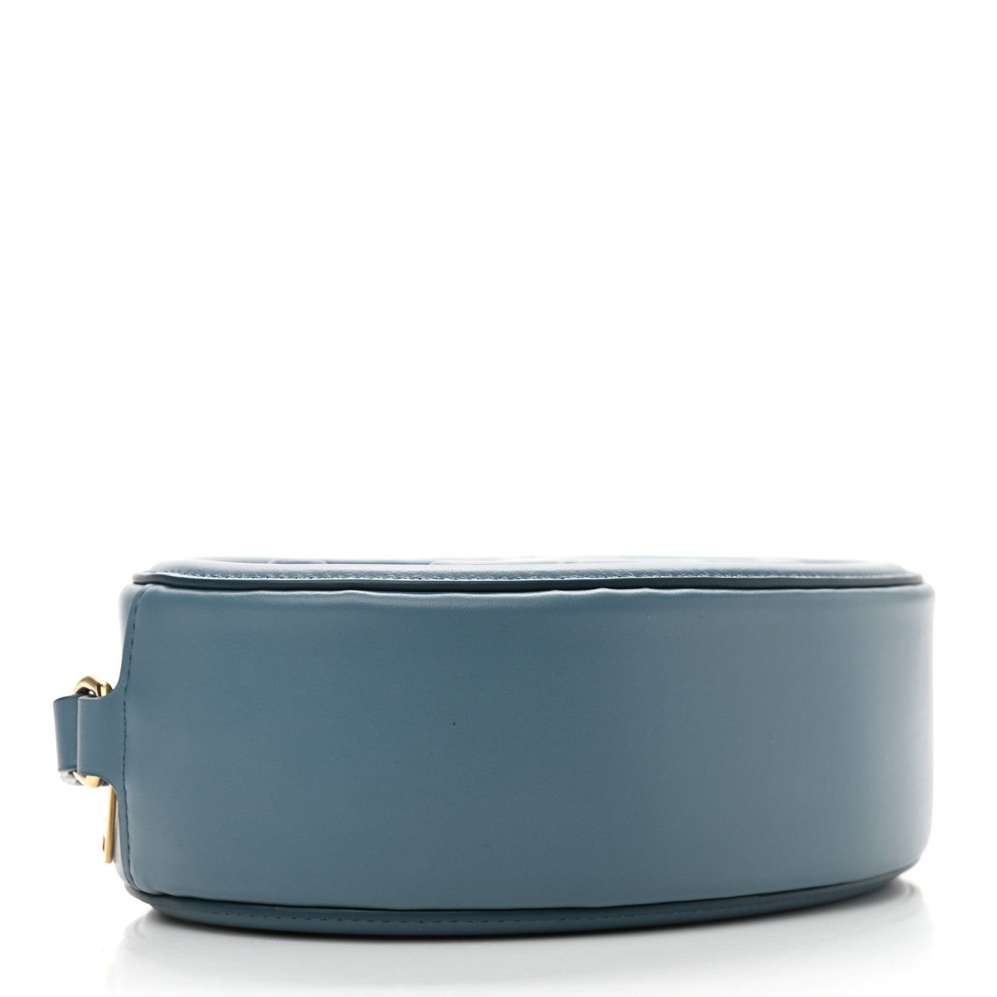 Smooth Calfskin Cuir Triomphe Oval Bag Denim