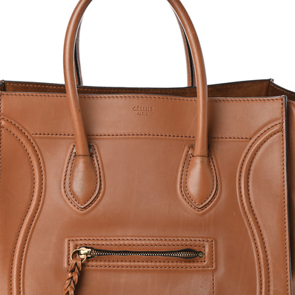 Celine Natural Calfskin Medium Phantom Luggage Tan 7 of 9