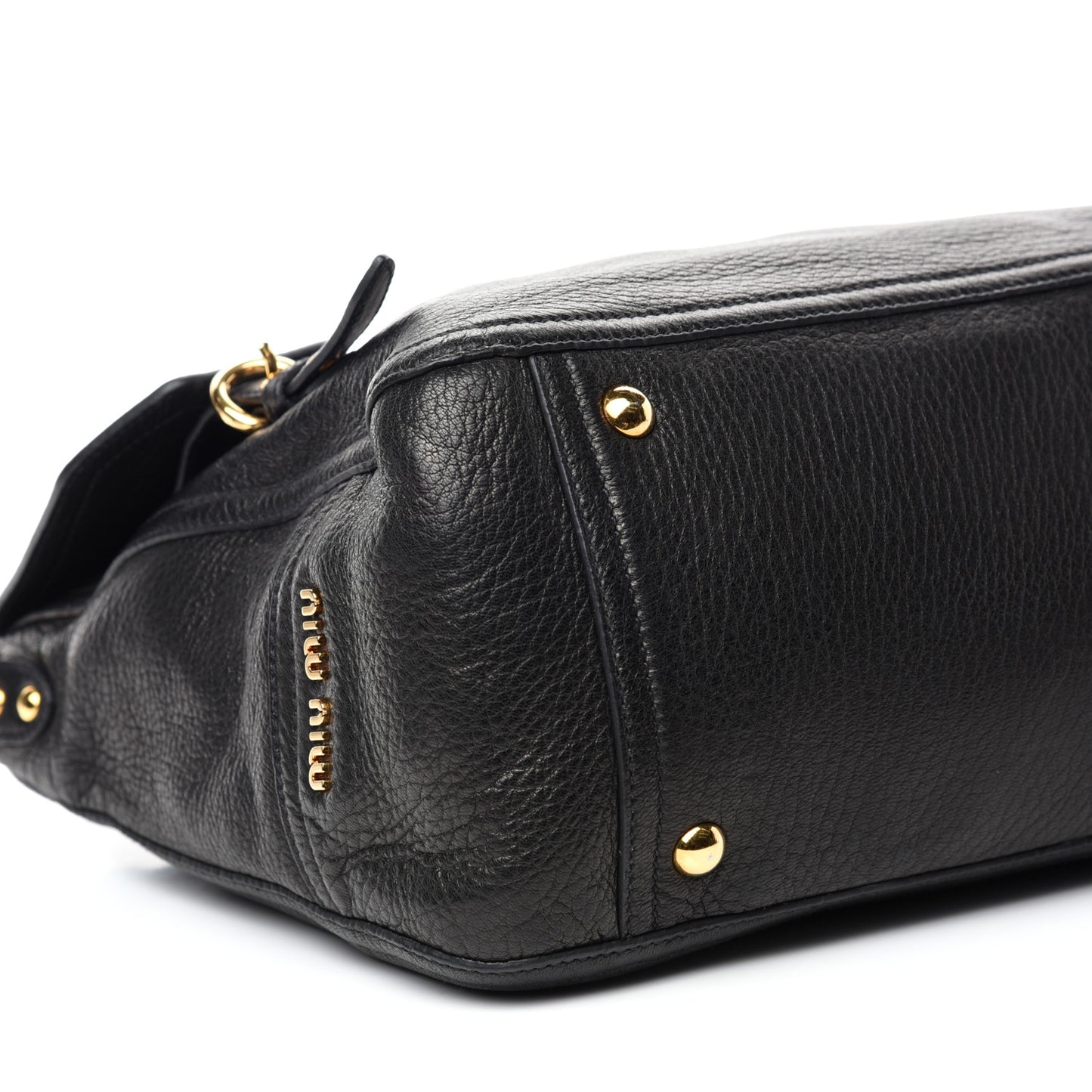 Cervo East-West Flap Satchel Black