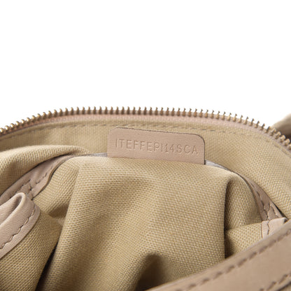 Burberry Canvas House Check Small Parsons Hobo Light Beige 9 of 11