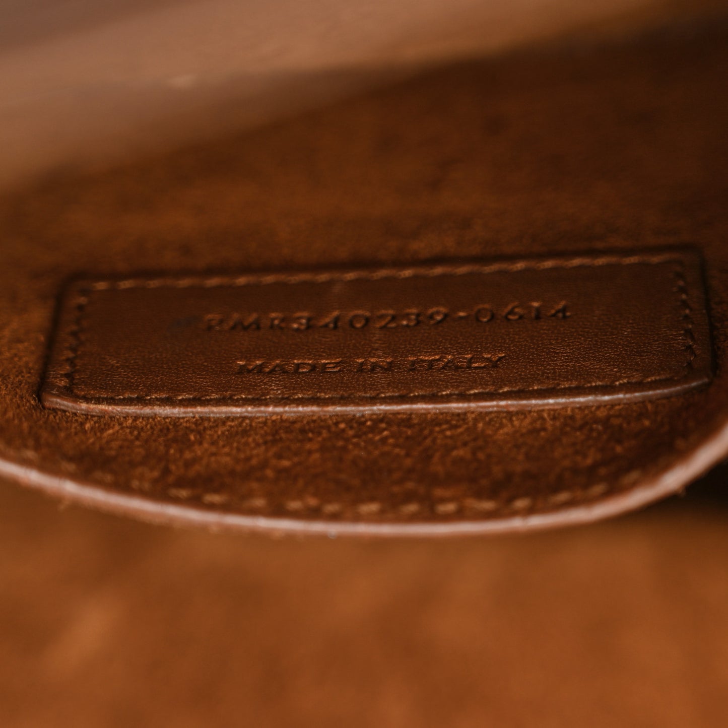 Calfskin Large Emmanuelle Bucket Bag Cognac