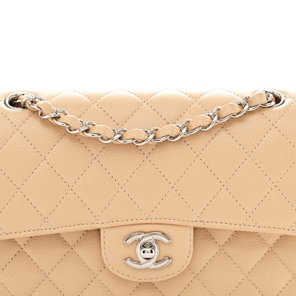 Chanel Caviar Quilted Small Double Flap Beige 8 of 11
