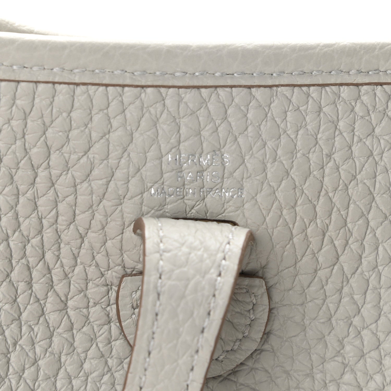 Hermes Taurillon Clemence Amazone Evelyne TPM Gris Perle Etain 6 of 11