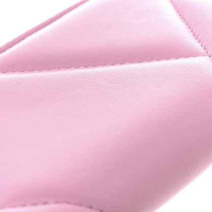 Chanel Lambskin Quilted Chanel 19 Flap Wallet Pink 9 of 9