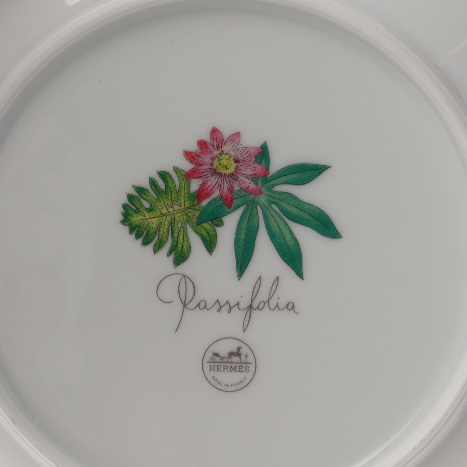 Hermes Porcelain Passifolia Cereal Bowl Set of 2 7 of 10