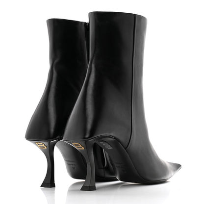 Balenciaga Calfskin Hourglass Bootie 38 Black 4 of 11