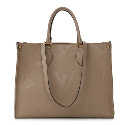 Louis Vuitton Empreinte Monogram Giant Onthego MM Tourterelle 1 of 21