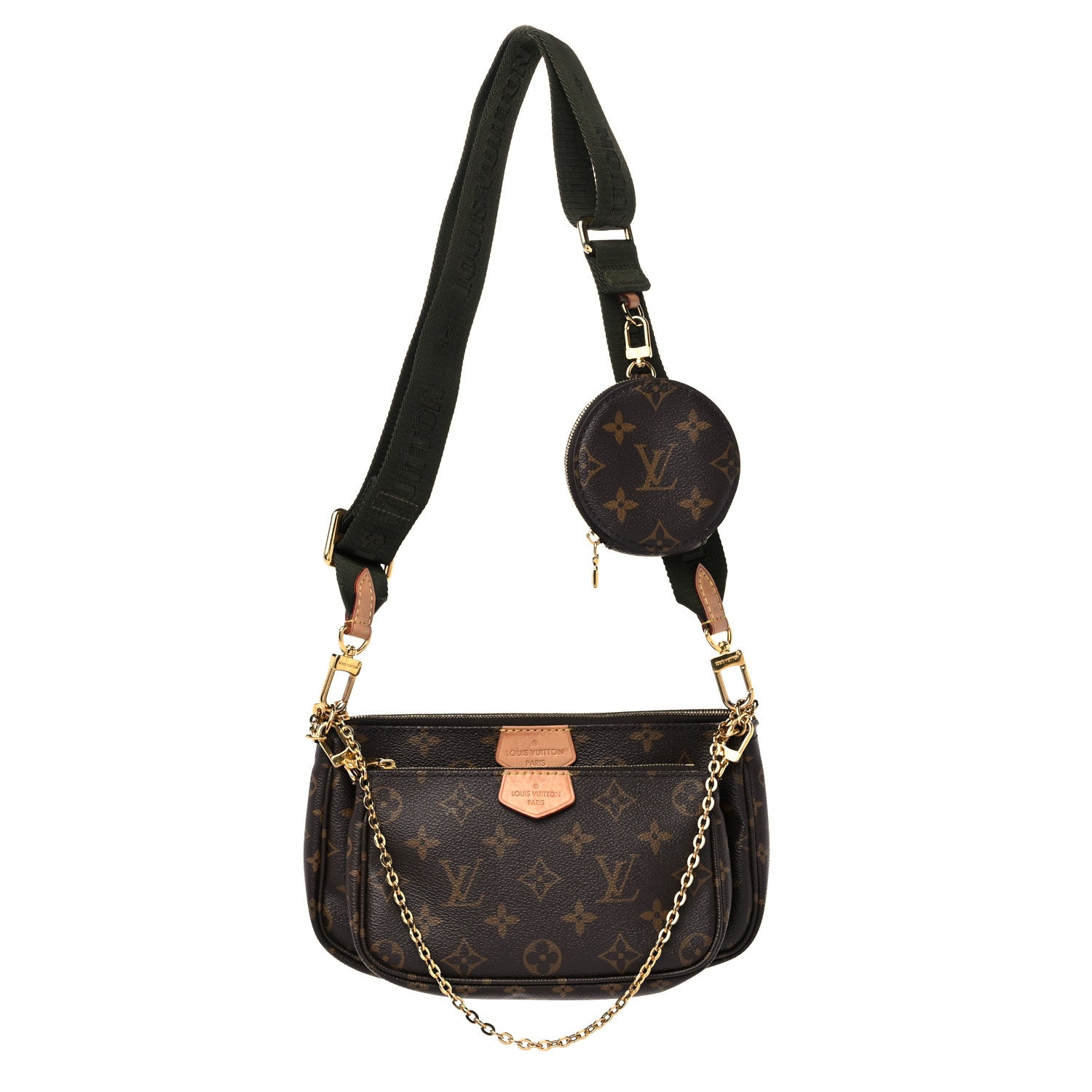 Louis Vuitton Monogram Multi Pochette Accessories Kaki 1 of 14