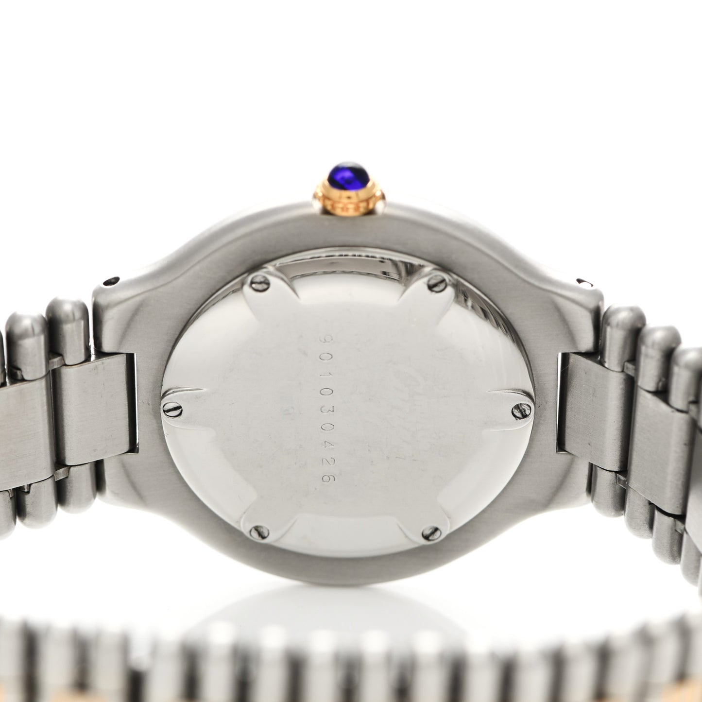Stainless Steel 18K Yellow Gold 31mm Must De 21 Quartz Watch