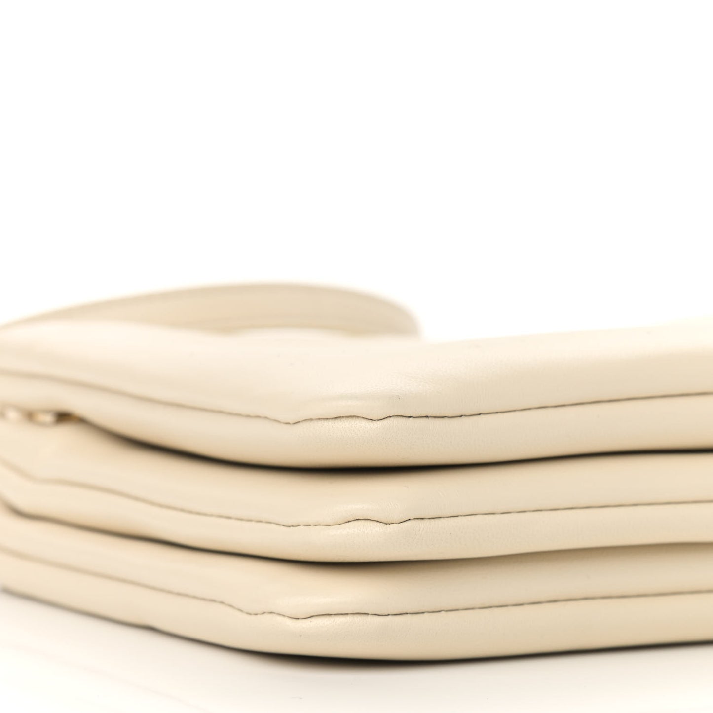 Lambskin Small Trio Crossbody Bag Cream
