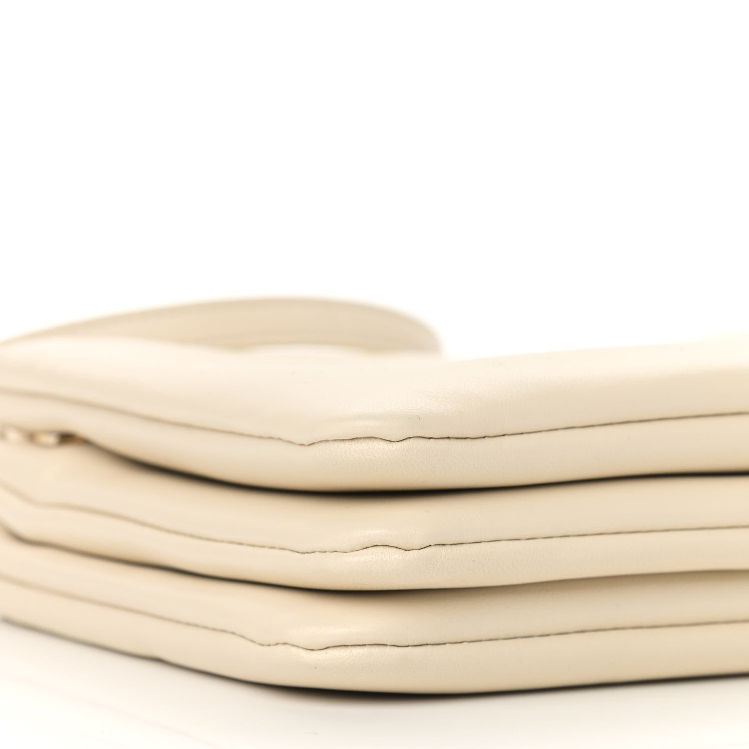 Celine Lambskin Small Trio Crossbody Bag Cream 9 of 11