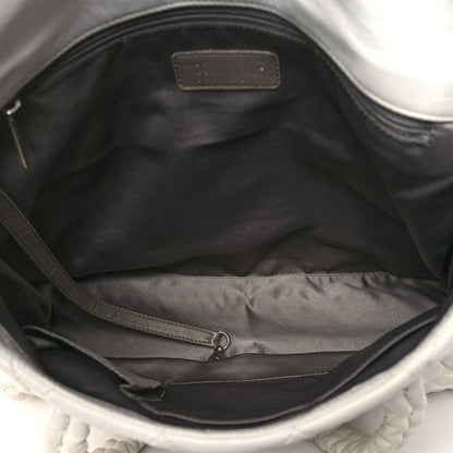 Chanel Quilted Lambskin Large Hidden Chain Flap Bag White 5 of 12