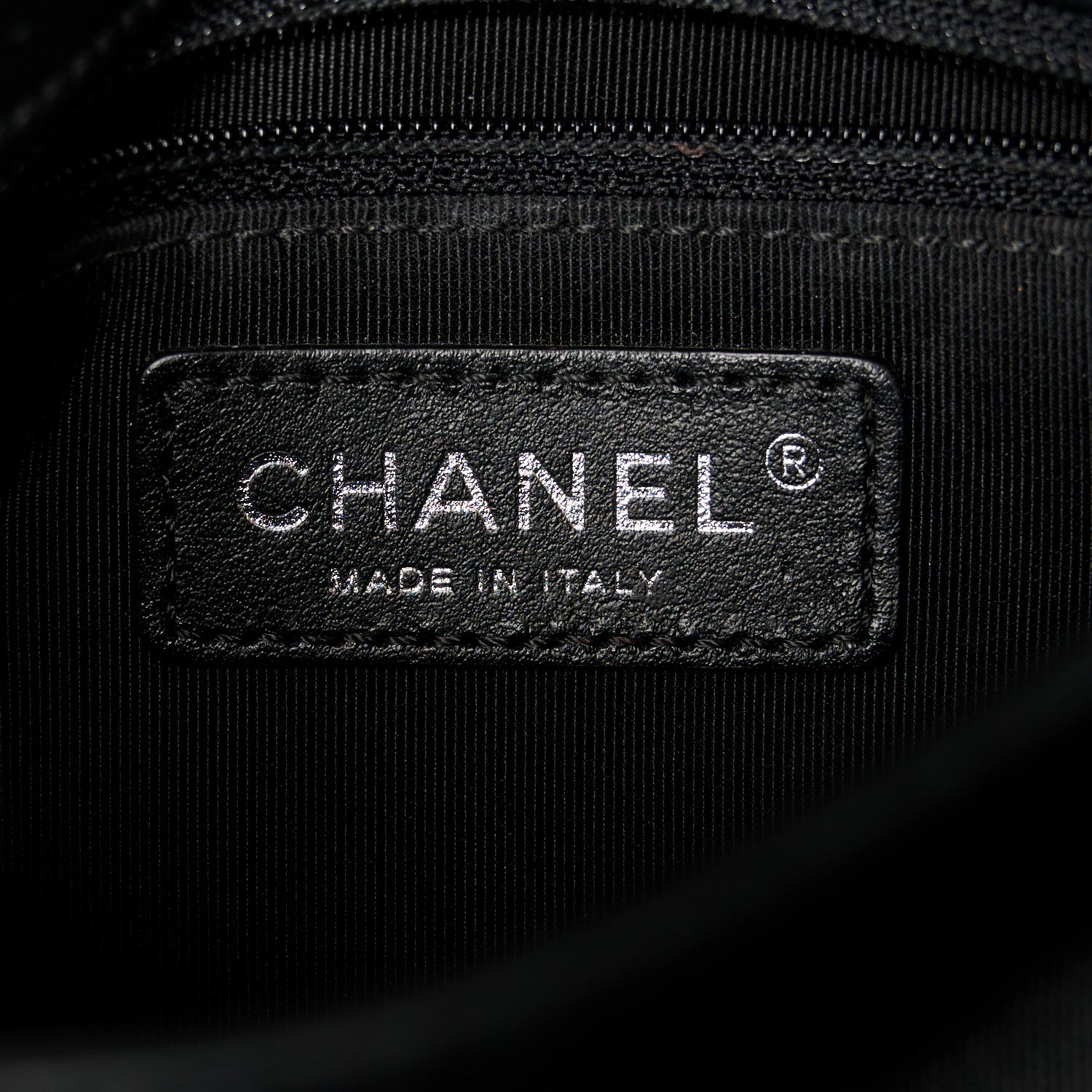 Chanel Calfskin Studded Chevron Quilted Flap Black 7 of 12