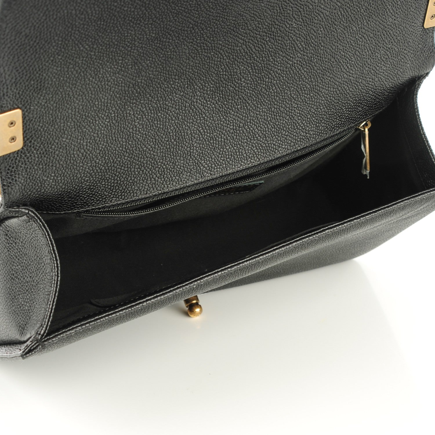 Chanel Caviar Quilted New Medium Boy Flap Black 6 of 8