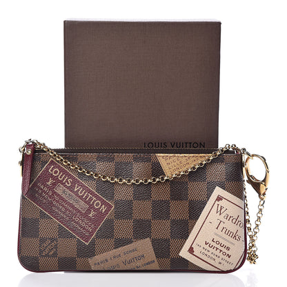 Louis Vuitton Damier Ebene Trunks Labels Pochette Milla MM 10 of 10
