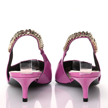 Gucci Patent Signoria Slingback 38 Libre 38 Pink 5 of 14