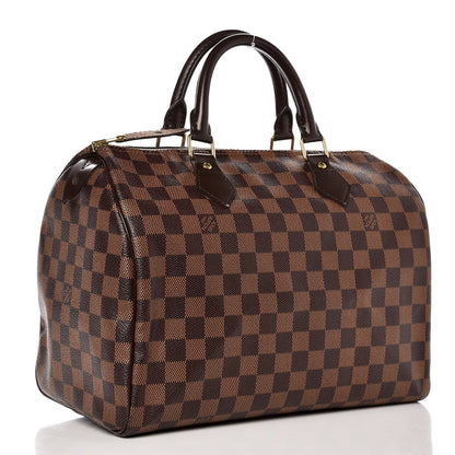 Louis Vuitton Damier Ebene Speedy 30 3 of 9