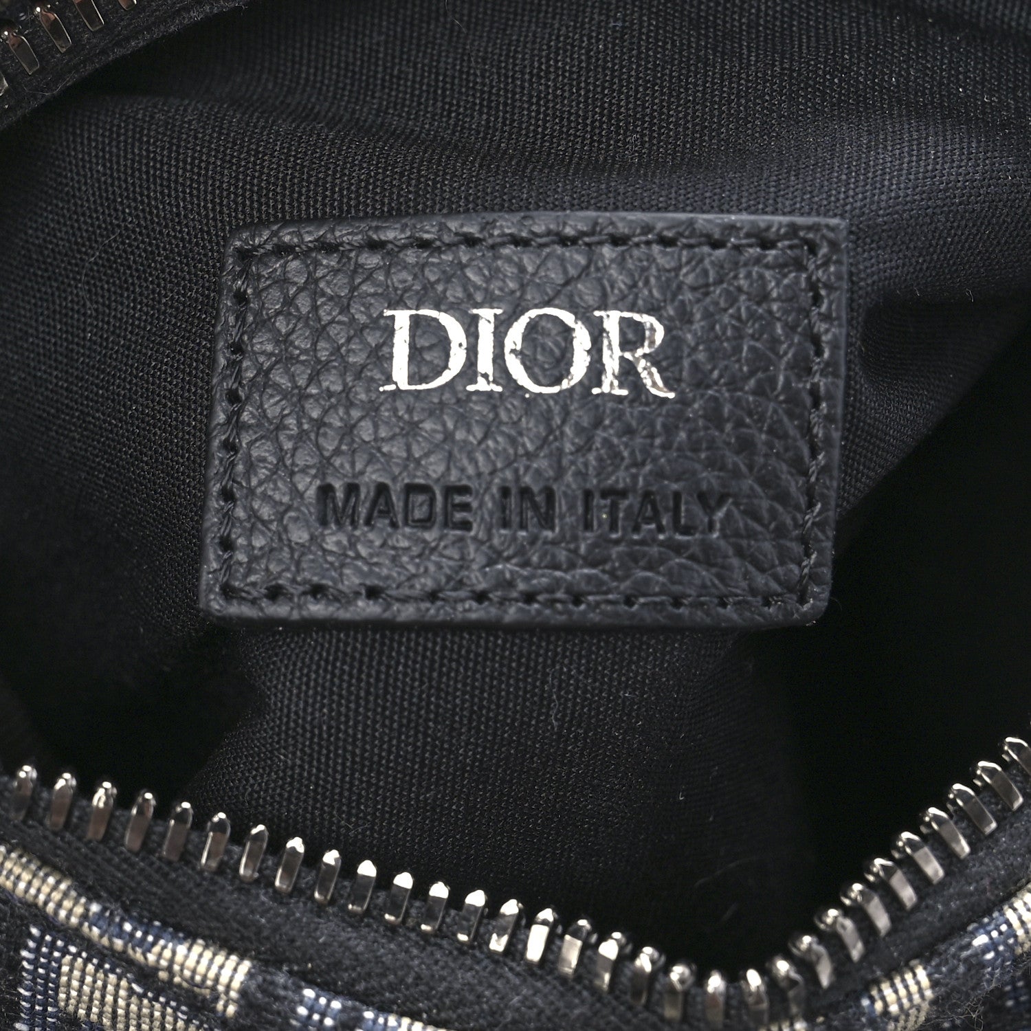 Christian Dior Oblique Mini Roller Messenger Bag Blue 6 of 10