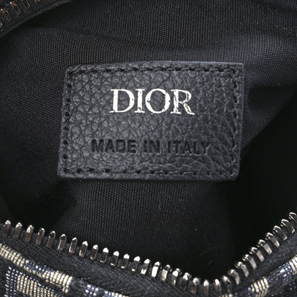 Christian Dior Oblique Mini Roller Messenger Bag Blue 6 of 10