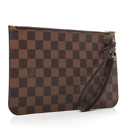 Louis Vuitton Damier Ebene Neverfull MM GM Pochette 3 of 8
