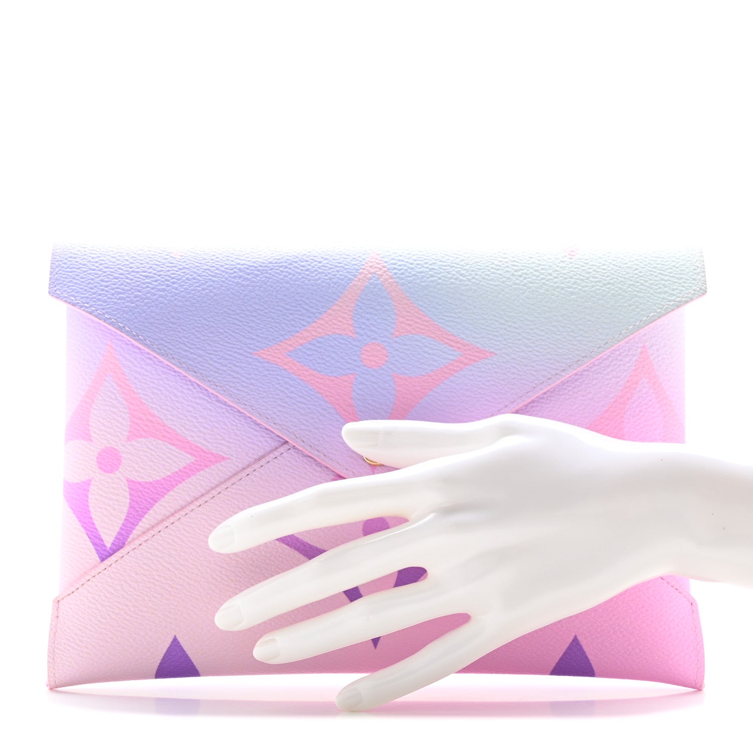 Louis Vuitton Monogram Giant Spring in the City Kirigami Pochette Set Sunrise Pastel Midnight Fuchsia Sunset Kaki 2 of 11