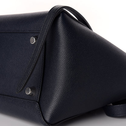 Celine Grained Calfskin Mini Belt Bag Navy 7 of 10