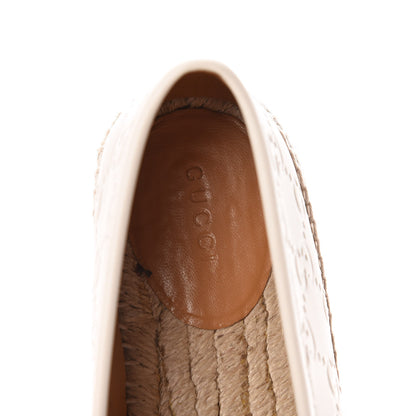 Gucci Guccissima Signature Espadrilles 38 Mystic White 9 of 12