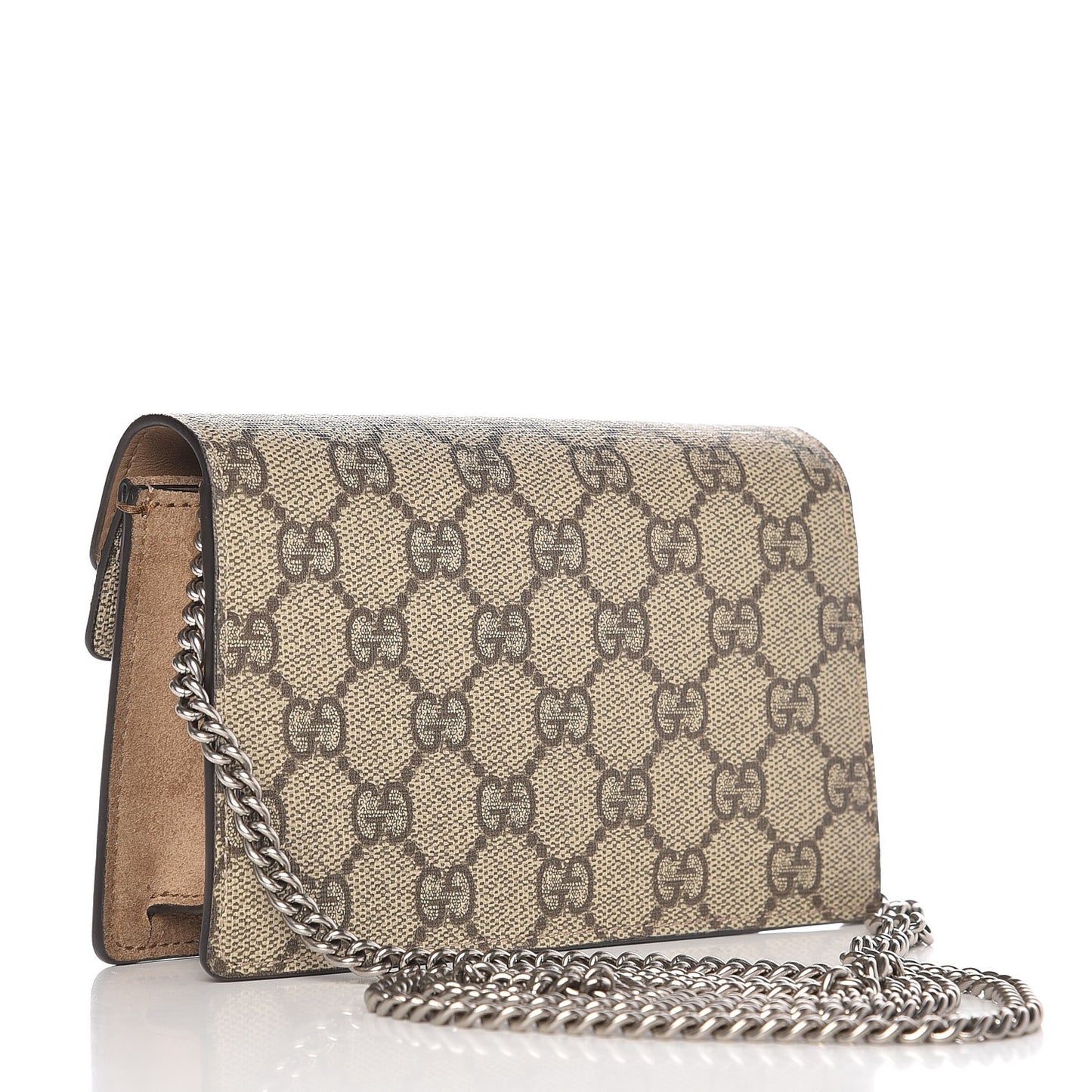 GG Supreme Monogram Super Mini Dionysus Shoulder Bag Taupe