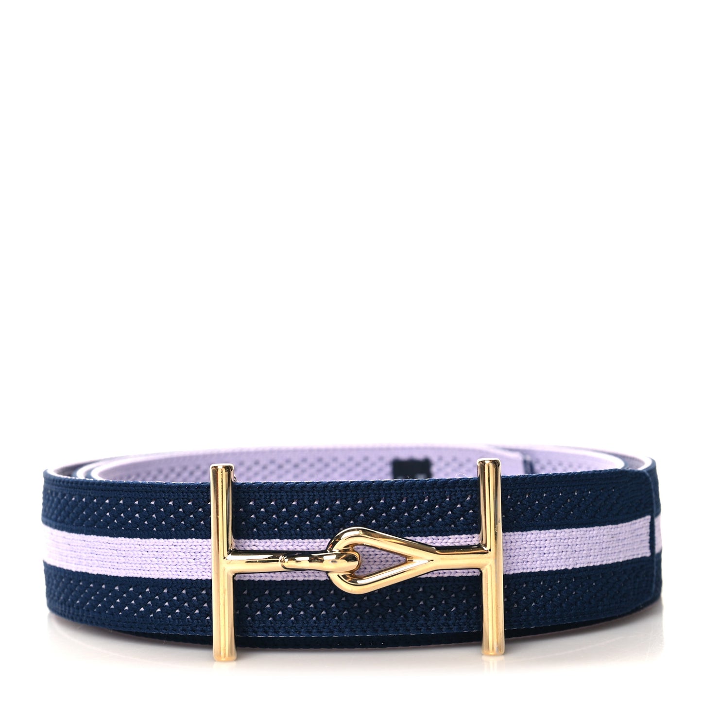 Nylon Mesh 32mm Jumbo Team Belt M Bleu Indigo Parme