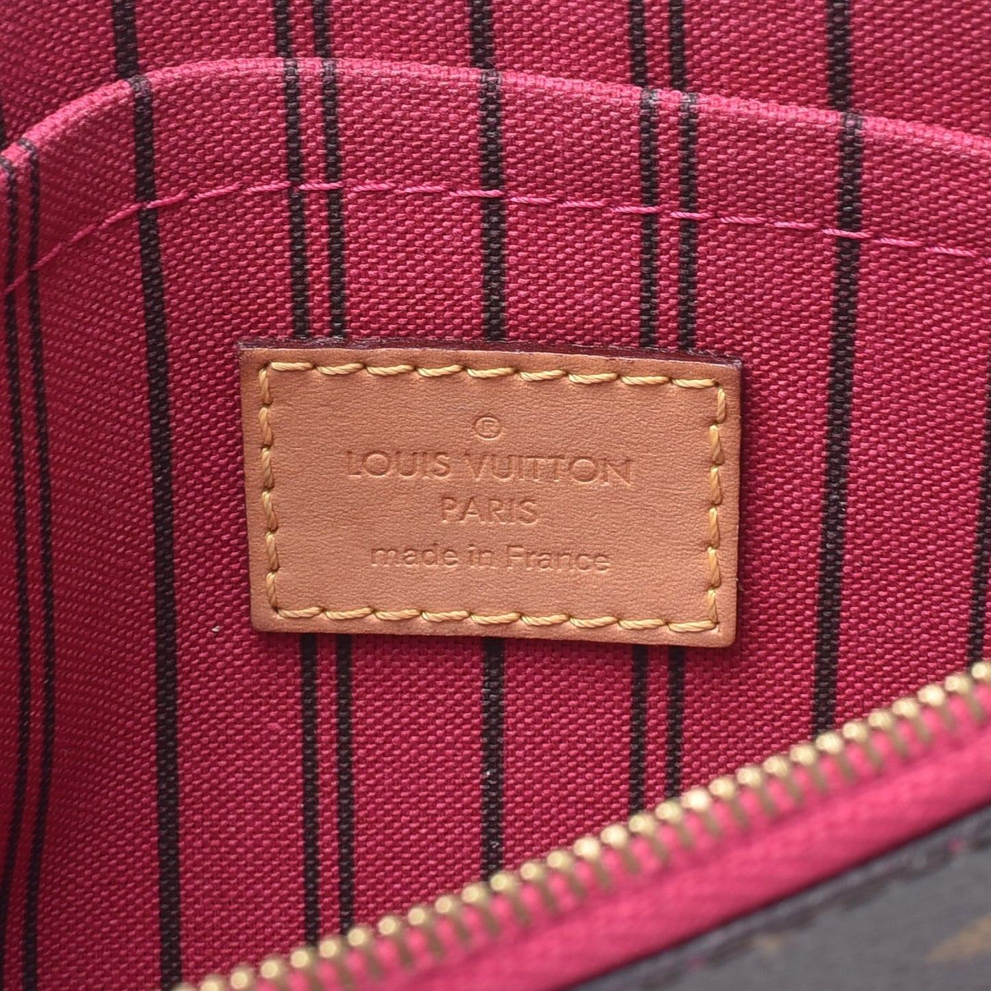 Monogram Neverfull MM GM Pochette Pivoine