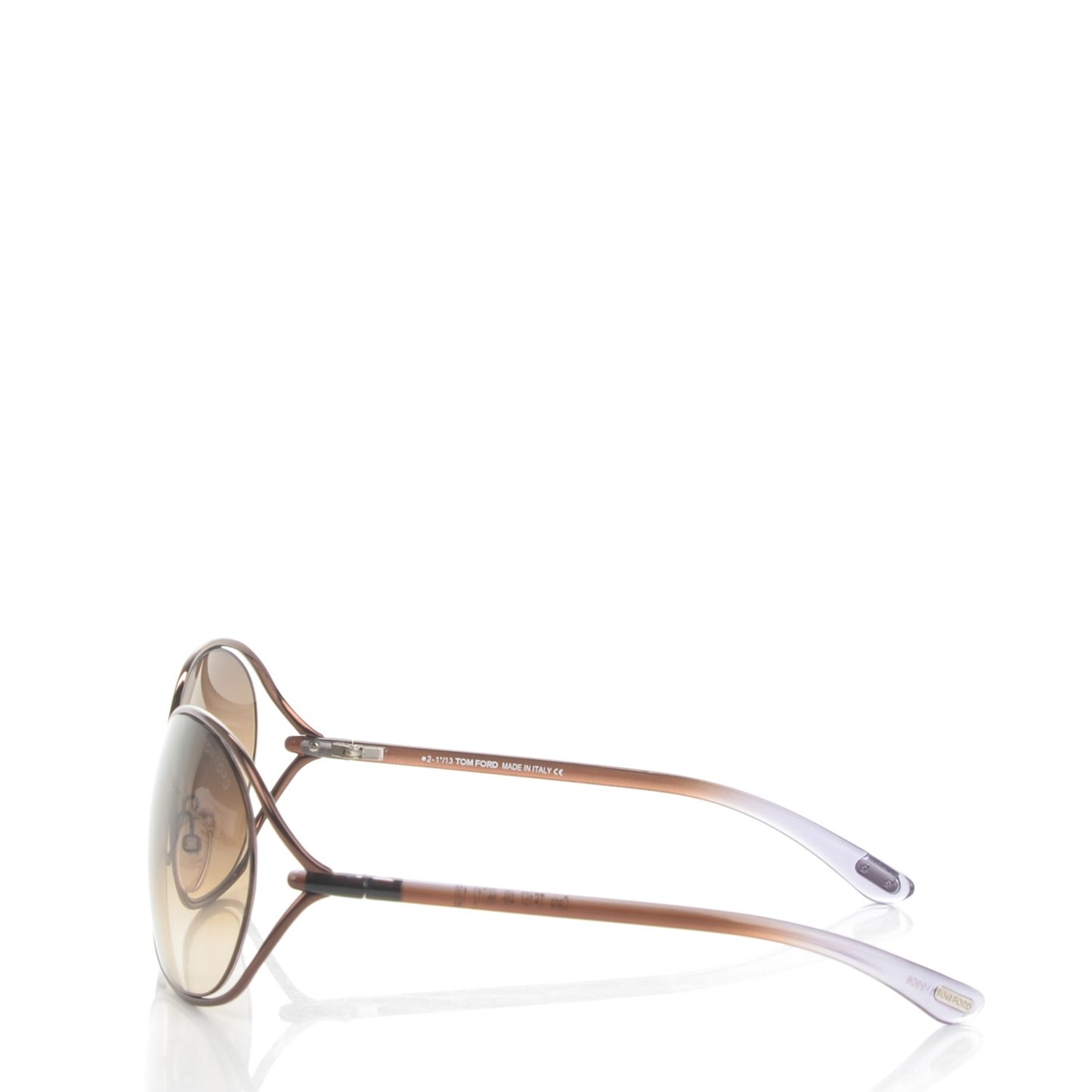 Carla Soft Square Sunglasses TF157 Dark Brown