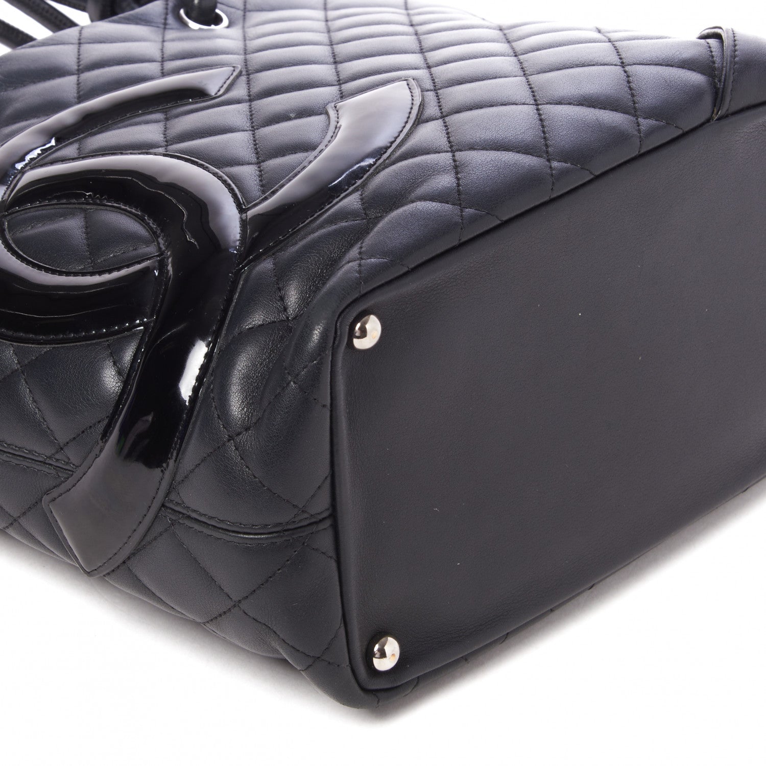 Chanel Calfskin Quilted Medium Cambon Tote Black 5 of 9