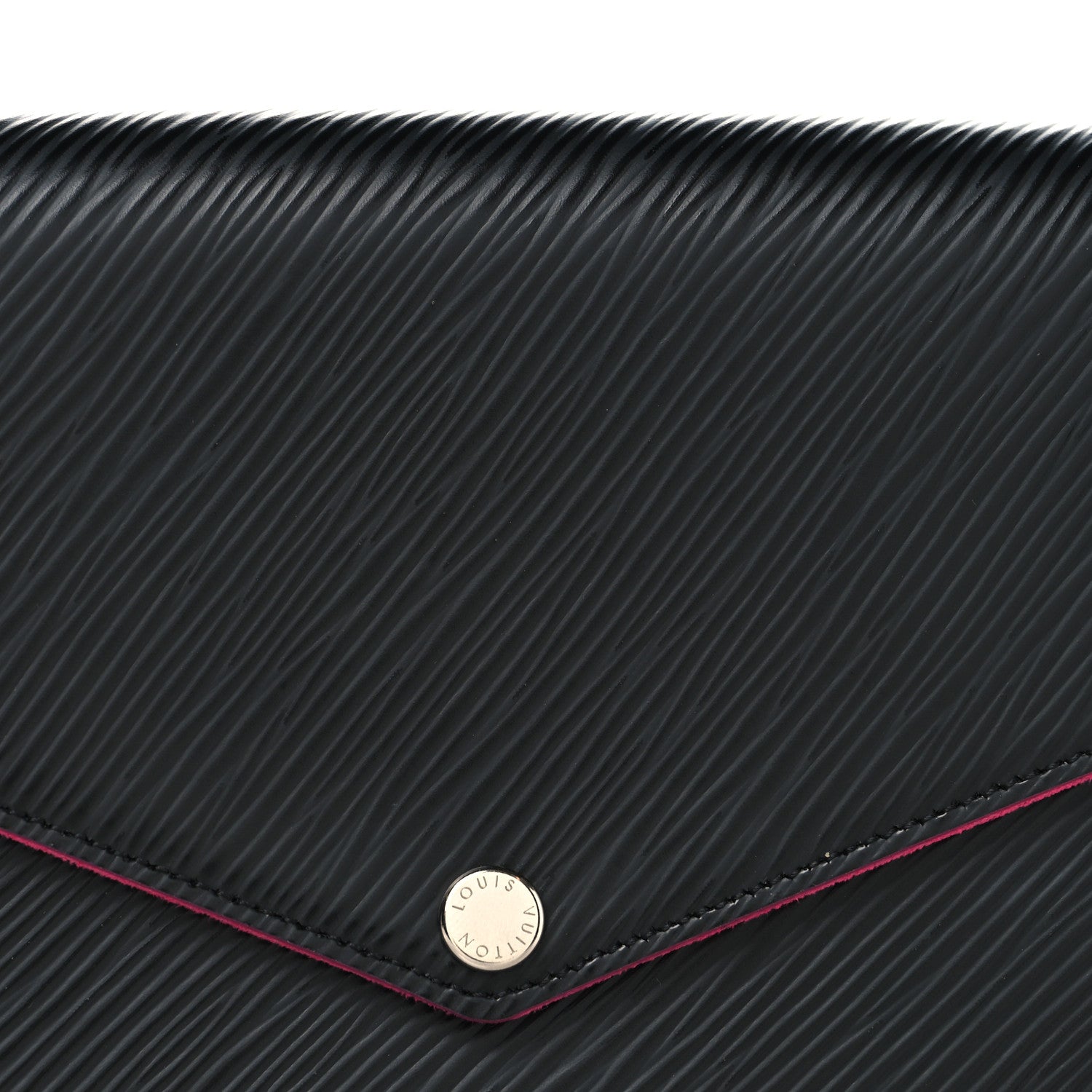 Louis Vuitton Epi Pochette Felicie Black Hot Pink 7 of 10