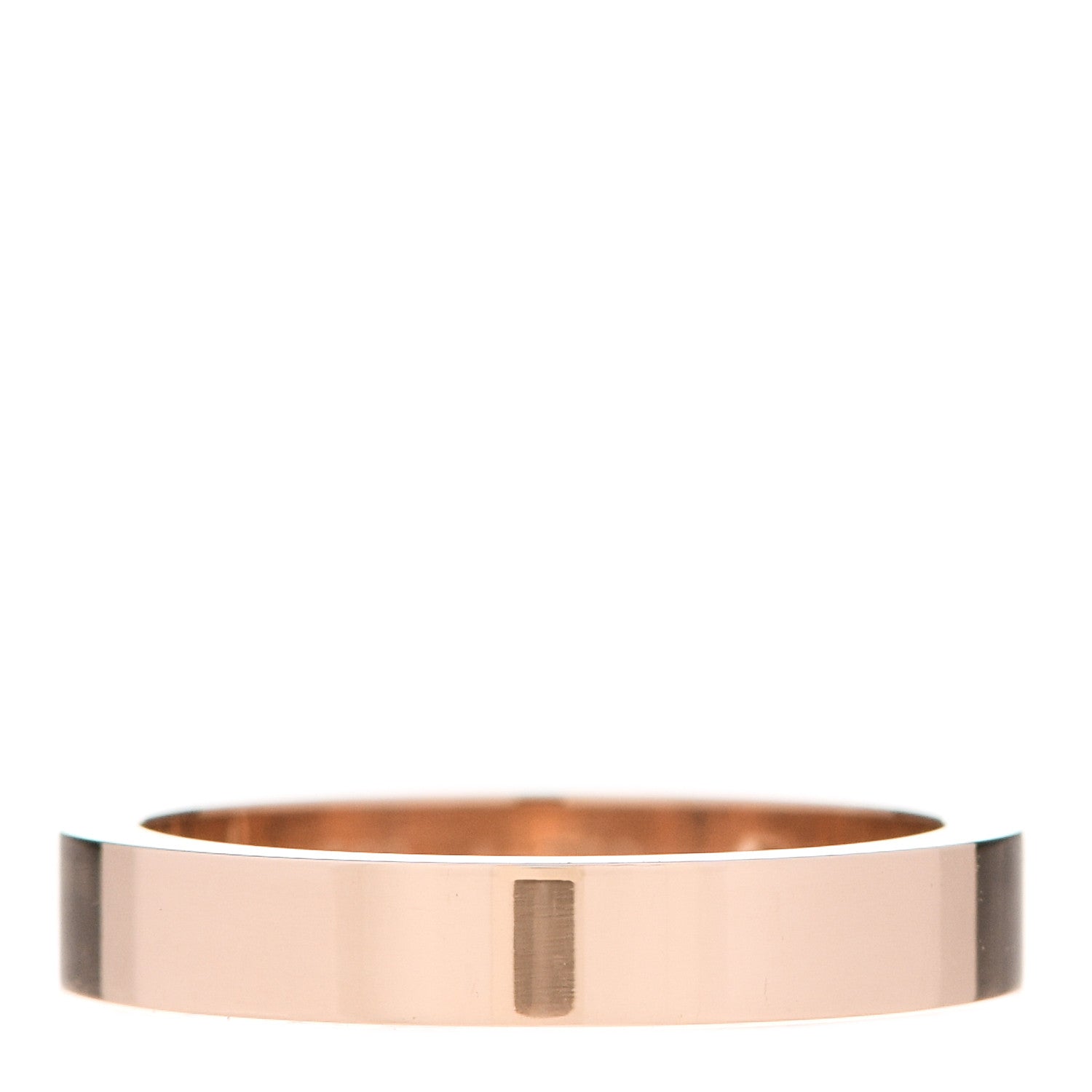 Cartier 18K Pink Gold Diamond 3mm C De Cartier Wedding Band Ring 46 3.75 3 of 7