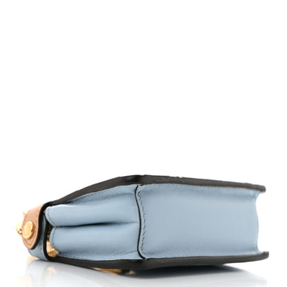 Fendi Nappa Rainbow Inlay Nano Peekaboo Maxi Handle Satchel Azzurro Baby Multicolor 4 of 12