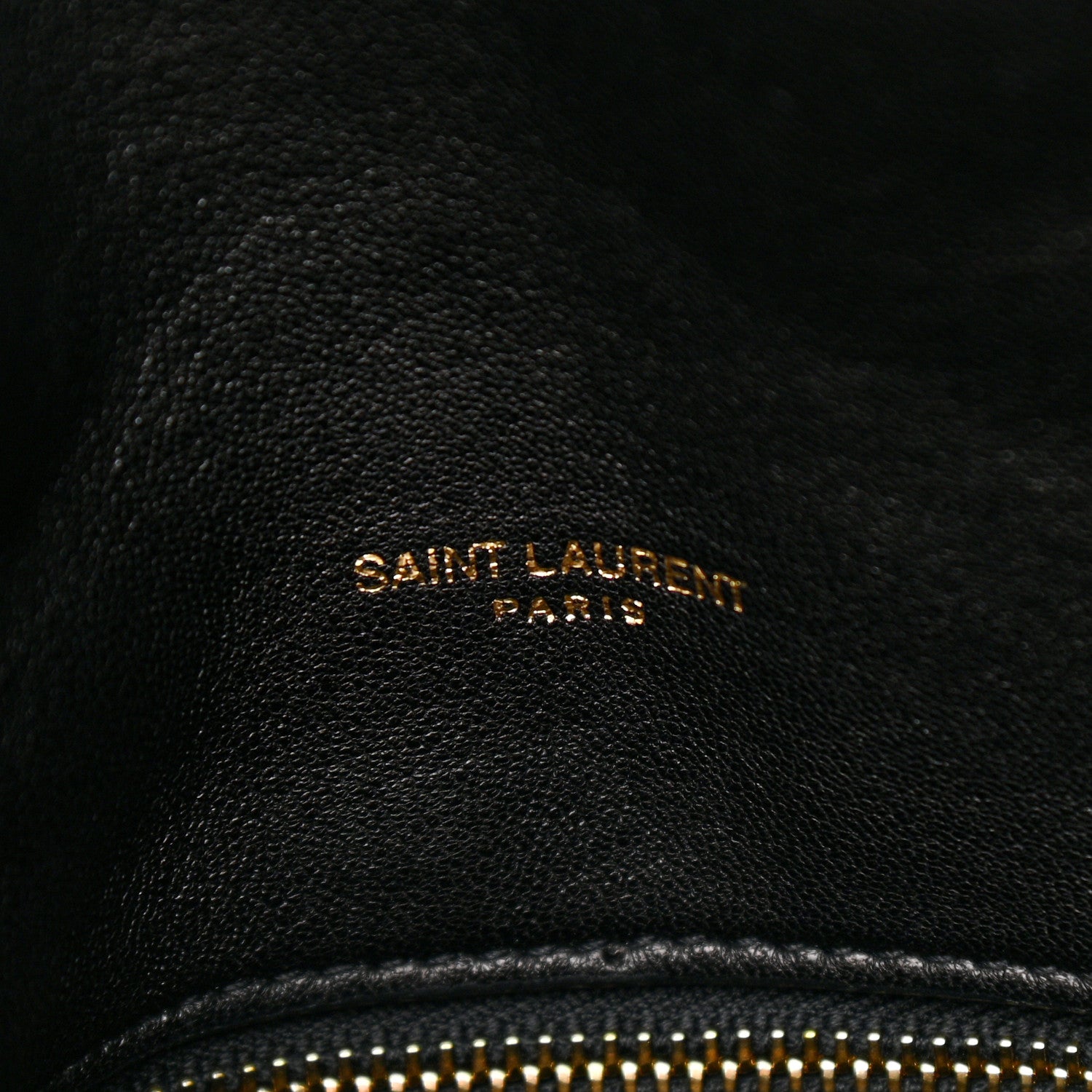 Saint Laurent Lambskin Quilted Small Loulou Puffer Monogram Chain Satchel Black 7 of 11