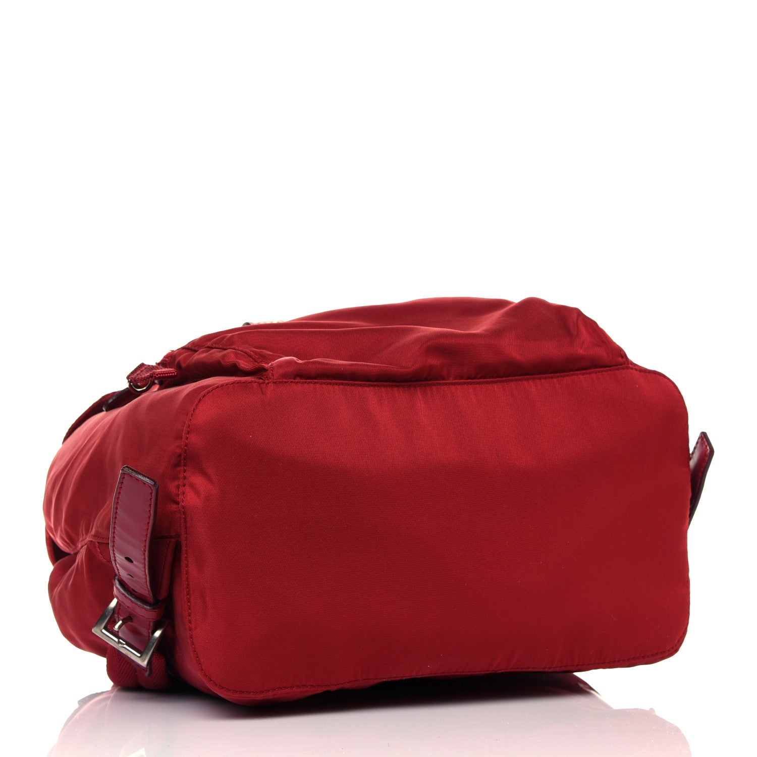 Prada Nylon Vela Single Buckle Backpack Rosso 3 of 16