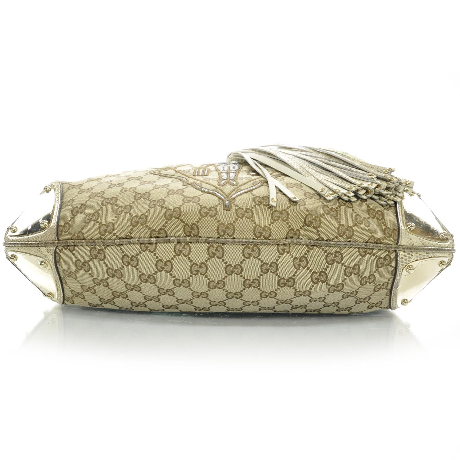 Gucci Monogram Large Crest Patchwork Embroidered Indy 4 of 9