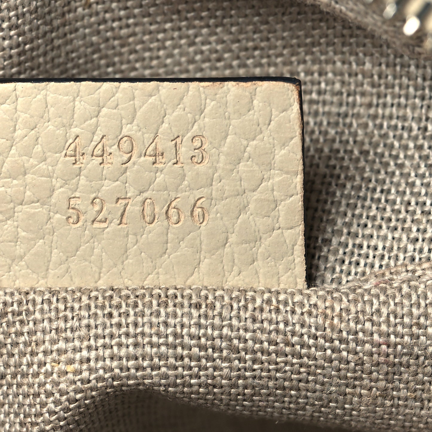 Monogram Dollar Calfskin Mini Bree Messenger Bag Beige Ebony Avoire