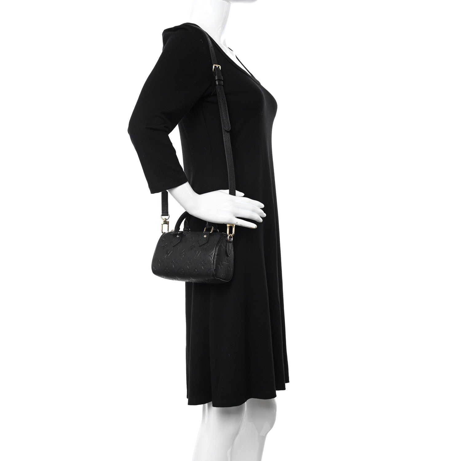 Louis Vuitton Empreinte Monogram Nano Speedy Black 2 of 13