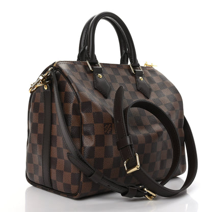 Louis Vuitton Damier Ebene Speedy Bandouliere 25 3 of 10