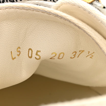 Christian Dior Canvas Dot Walk'N'Dior Low Top Sneakers 37.5 Milk 9 of 10