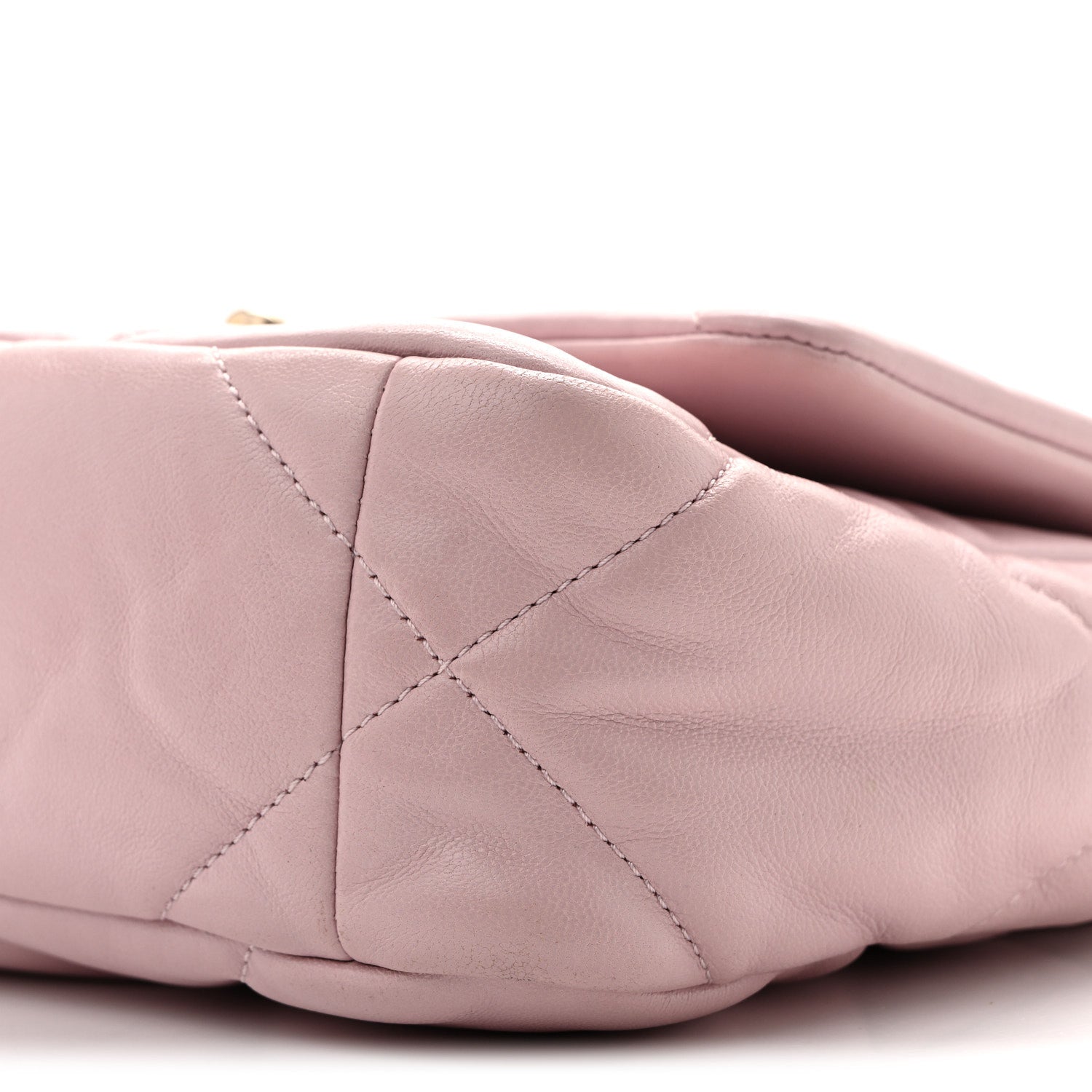 Chanel Lambskin Quilted Medium Chanel 19 Flap Light Pink 11 of 12