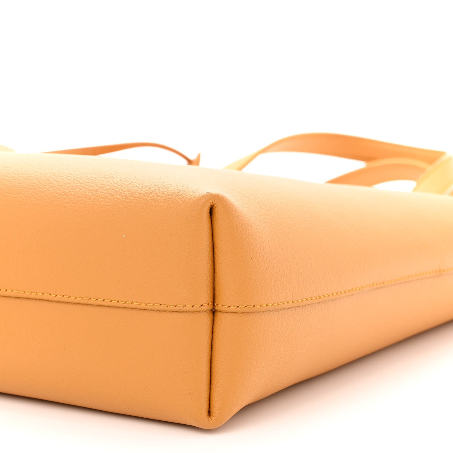 Saint Laurent Calfskin Toy Shopping Tote Cheddar 9 of 9